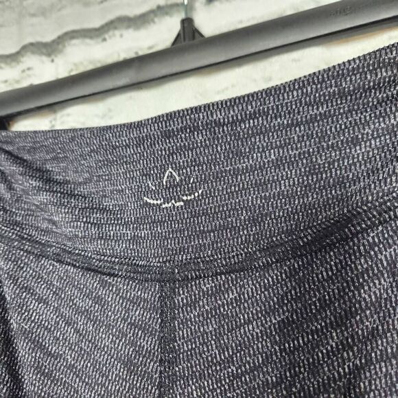 Beyond Yoga Womens Black Heather Rib High Waist Pull-on Stretch Ankle Legging XS - Picture 9 of 12